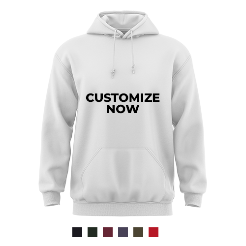 Customise Pure Cotton Unisex Hoodie